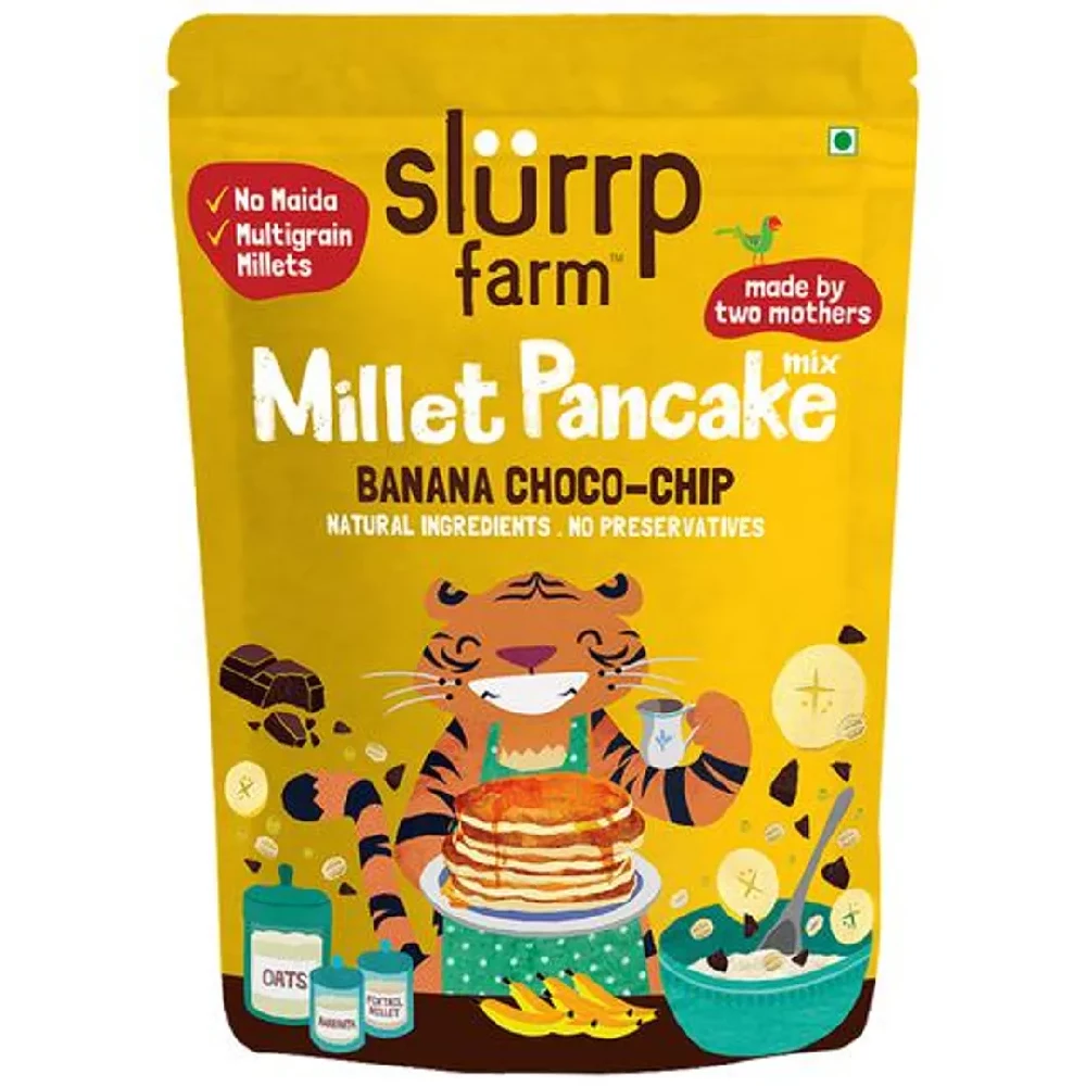 Slurrp Farm Millet Pancake Mix - Banana, 150 g-1.webp